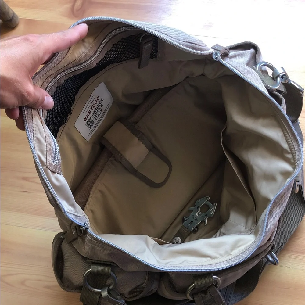George Gina & Lucy Taupe Diaper Bag